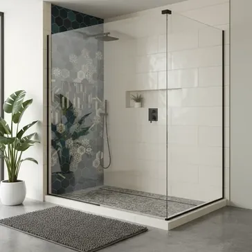 Pytki w kabinie prysznicowej: inspiracje, wybr i monta (zdjcia)